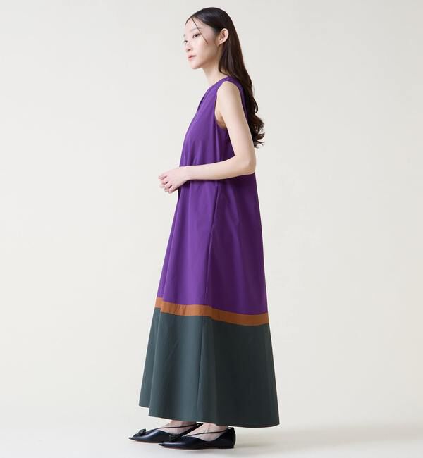 TIARA「カラーブロックワンピース」|ワンピース|