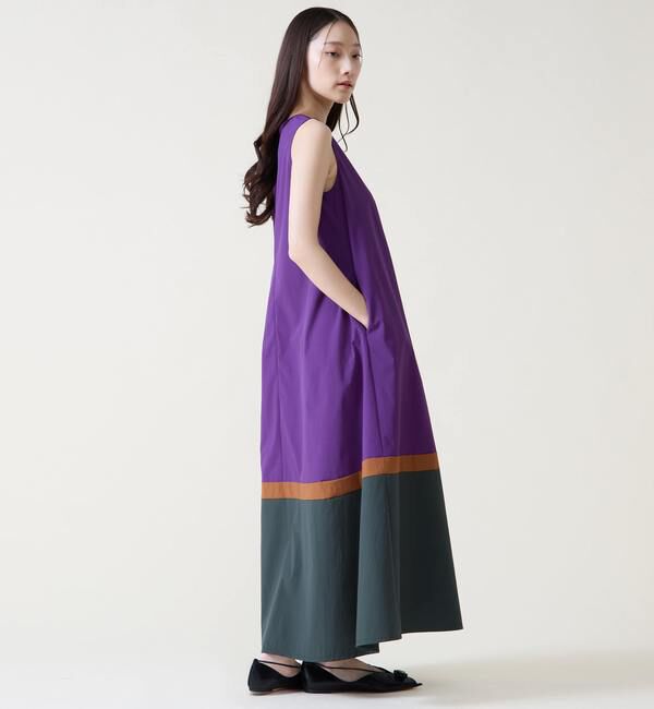 TIARA「カラーブロックワンピース」|ワンピース|