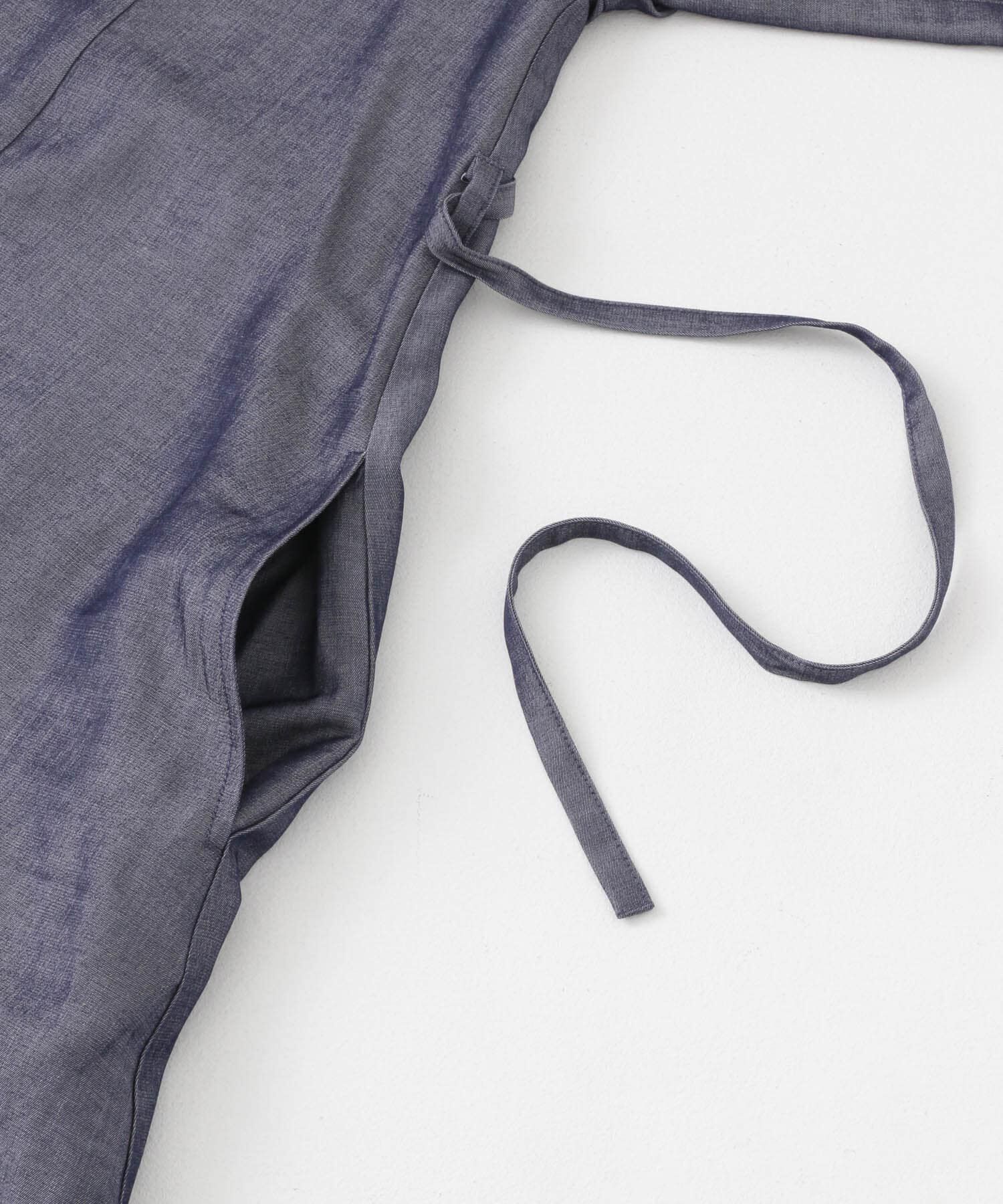 URBAN RESEARCH ROSSO「デニムライクギャザーワンピース」|ワンピース|