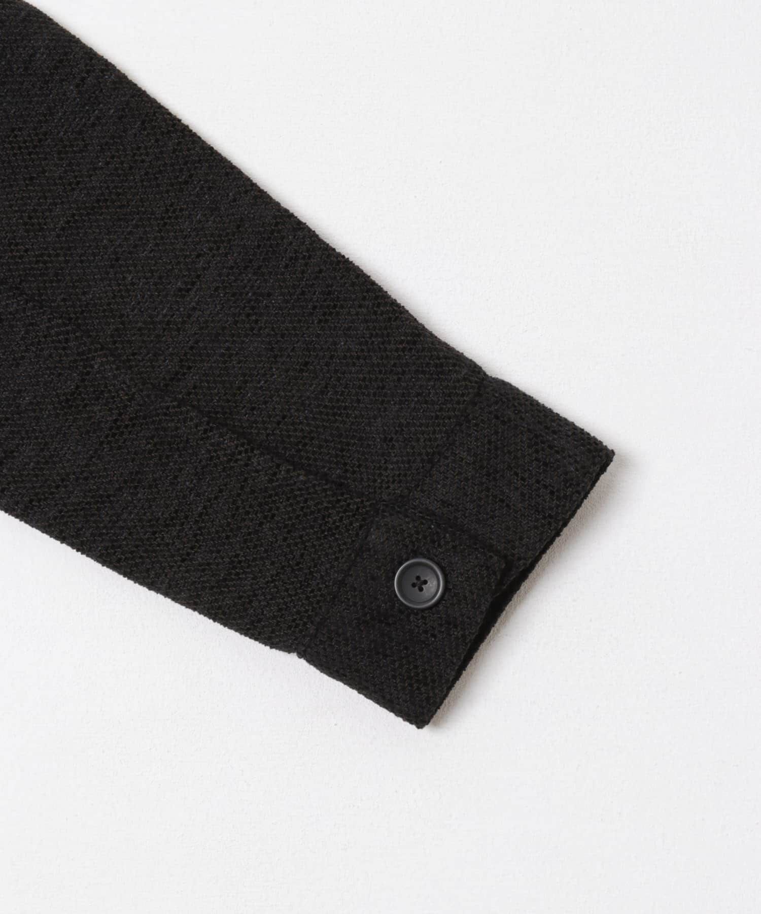 URBAN RESEARCH DOORS「モールシャツジャケット」|ノーカラーコート|