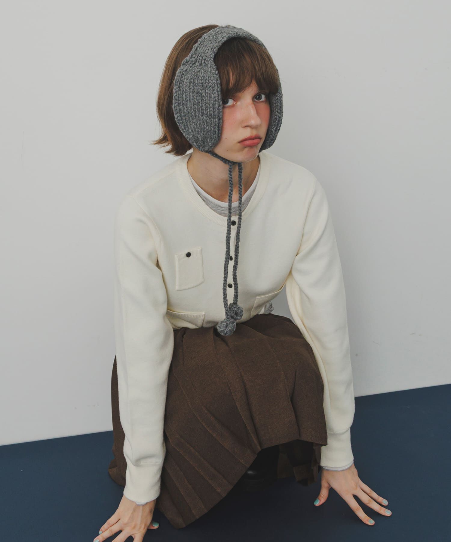 SMELLY「ニットイヤーマフ」|イヤーマフ|