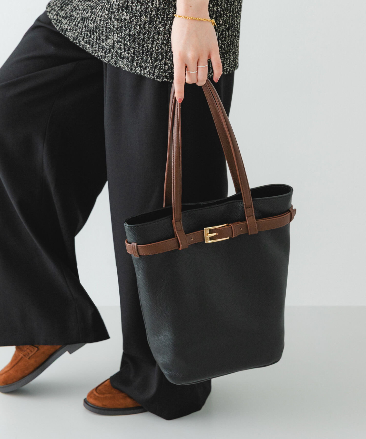 RODE SKO「『別注』BEAURE&times;RODESKO　カウレザーベルトデザイントートバッグ」|トートバッグ|