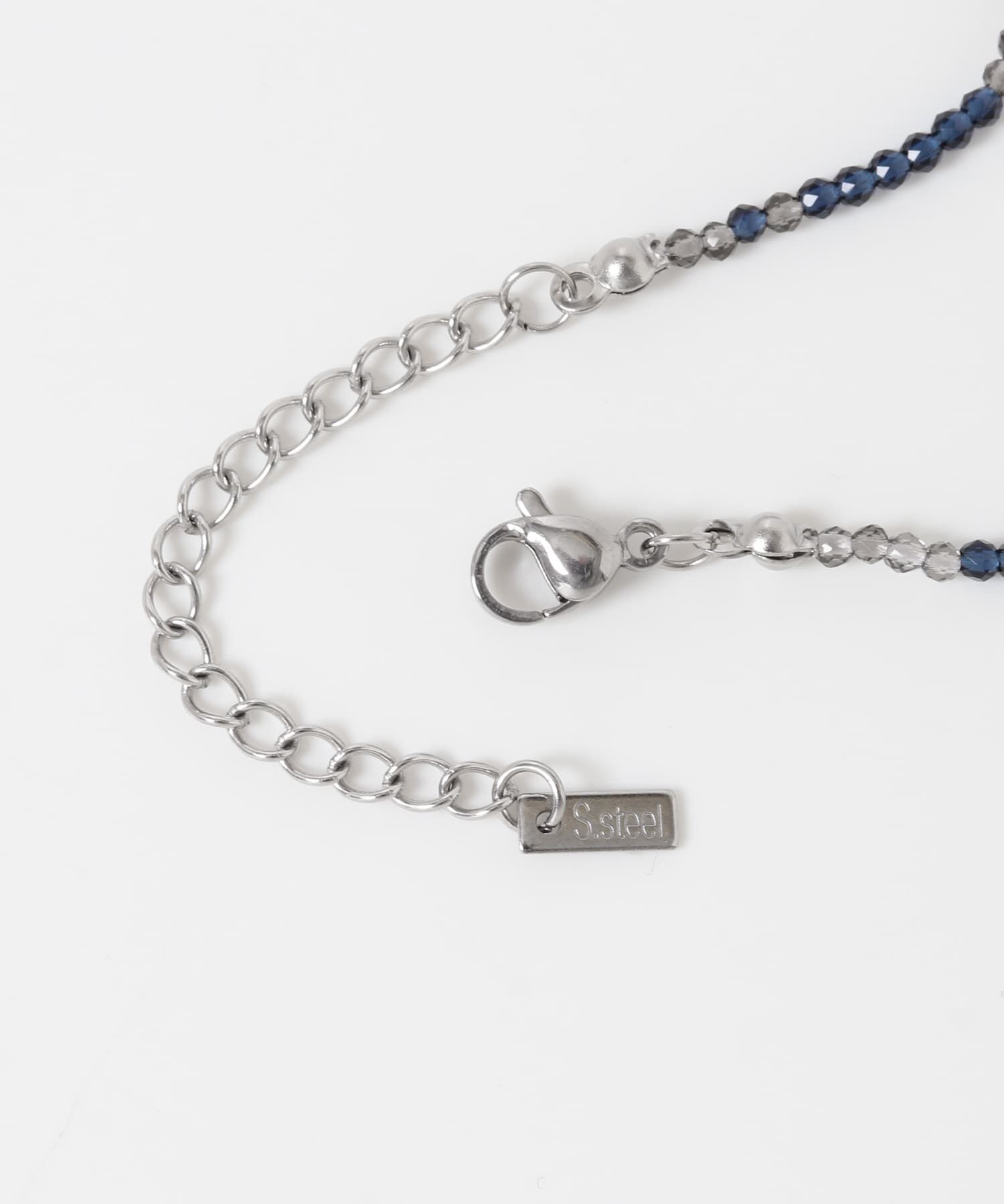 SMELLY「ステンレスランダムカラービーズネックレス」|ネックレス|