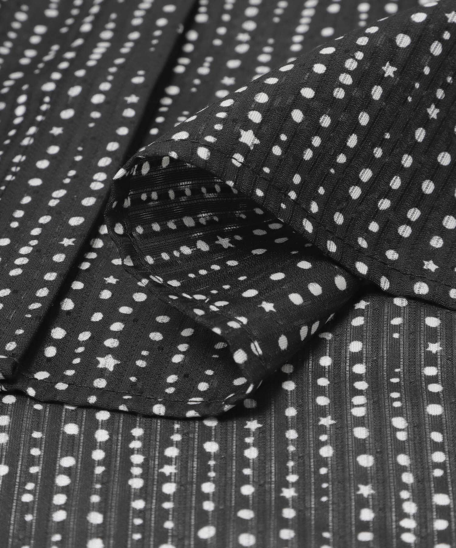 URBAN RESEARCH ROSSO「『WEB/一部店舗限定』ウォッシャブルドットフリルネックブラウス」|シャツ・ブラウス|