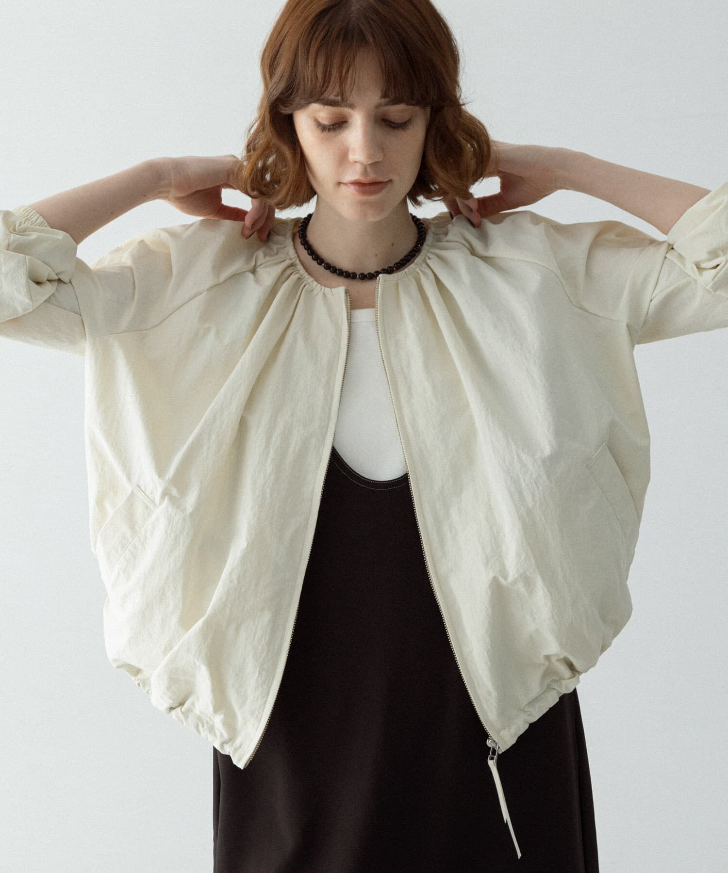 Sonny Label 「『UR TECH』バルーンショートブルゾン」|ブルゾン・スタジャン|