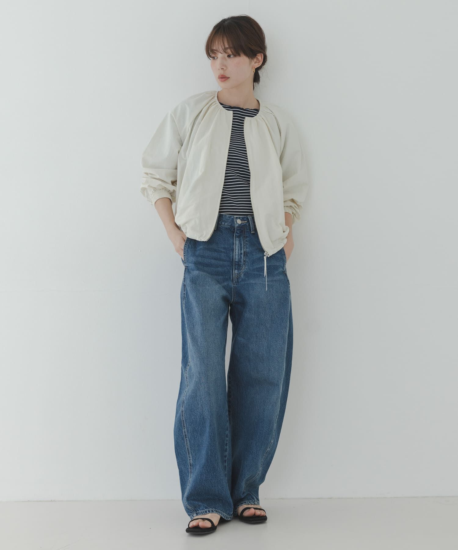 Sonny Label 「『UR TECH』バルーンショートブルゾン」|ブルゾン・スタジャン|