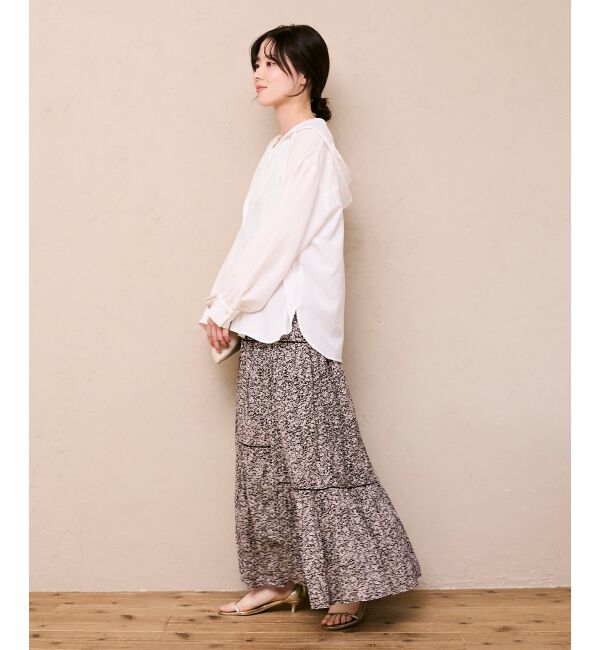  「エアータンブラーフードブラウス」|シャツ・ブラウス|