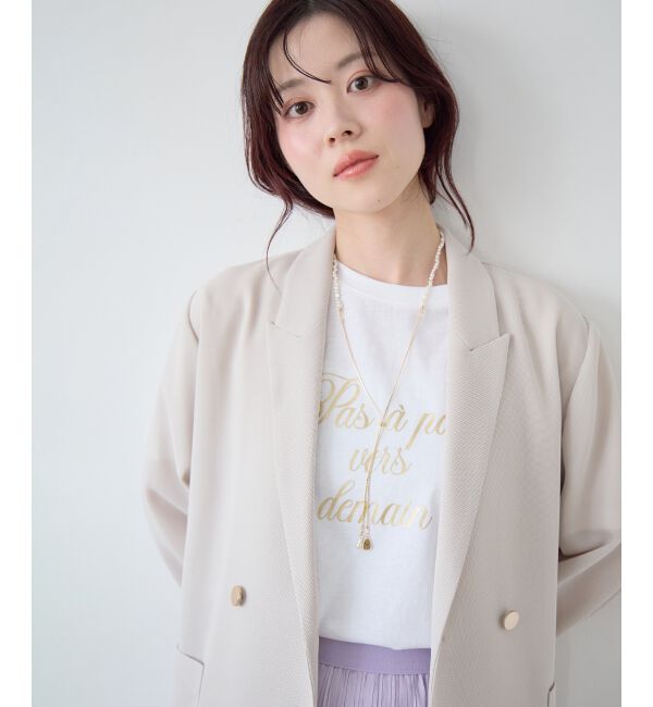  「パールスライドロングネックレス」|ネックレス|