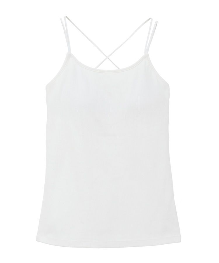 earth music&ecology「クロスストラップカップ付キャミソール」|キャミソール|