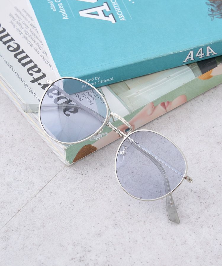 AMERICAN HOLIC「【UVカット】調光レンズメタルフレームグラス」|その他|Silver