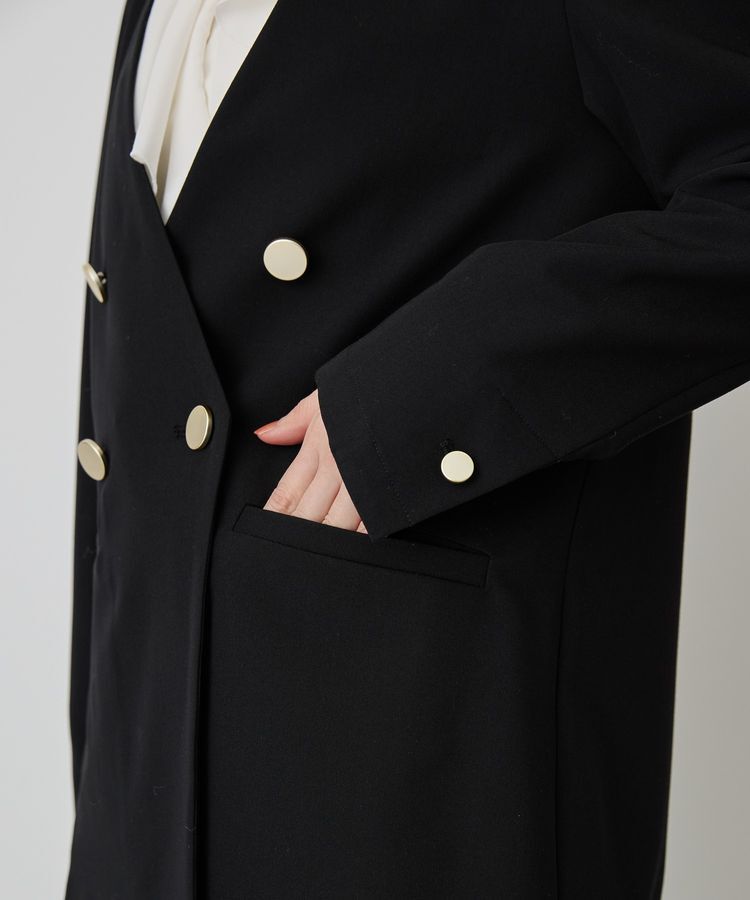 AMERICAN HOLIC「【イージーケア】ノーカラージャケット」|テーラードジャケット|