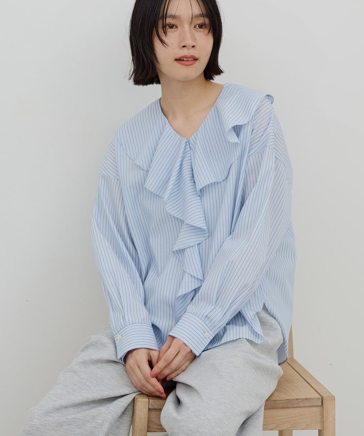 AMERICAN HOLIC「【イージーケア】ラッフルブラウス」|シャツ・ブラウス|