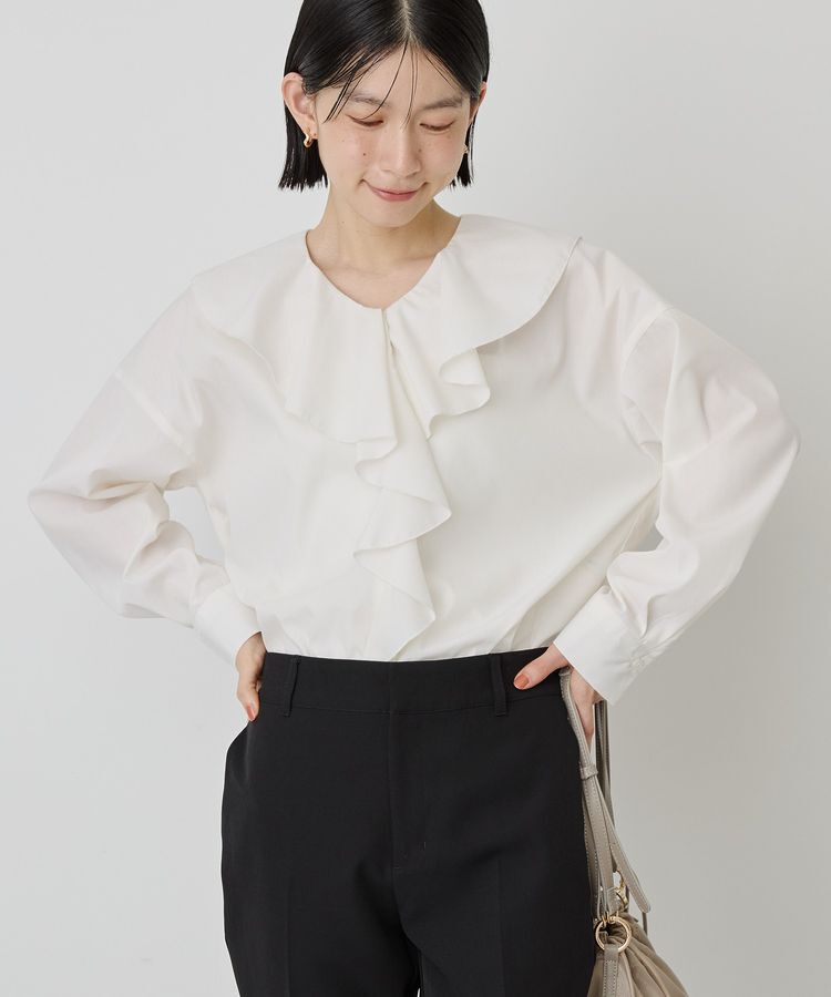 AMERICAN HOLIC「【イージーケア】ラッフルブラウス」|シャツ・ブラウス|