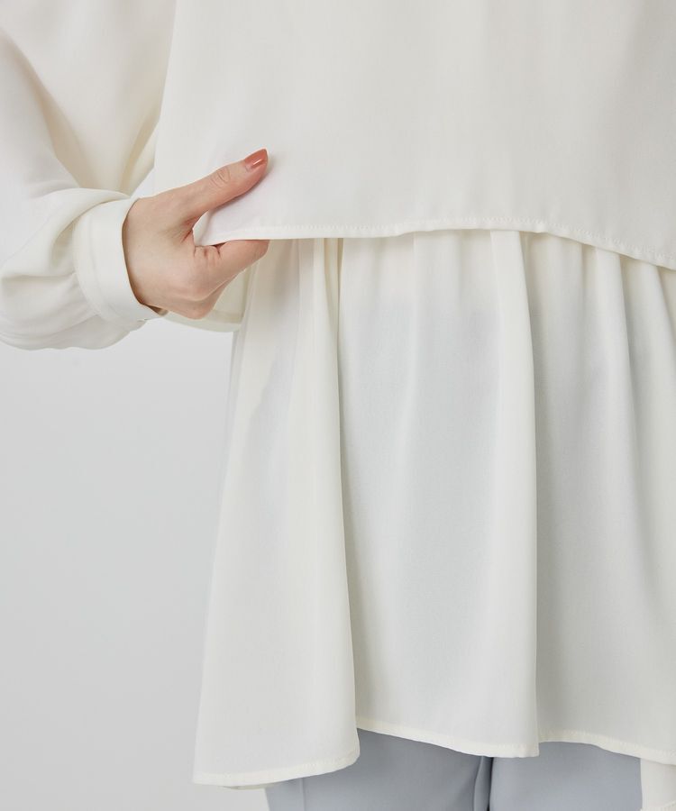 AMERICAN HOLIC「【イージーケア】Wクロスティアードブラウス」|シャツ・ブラウス|