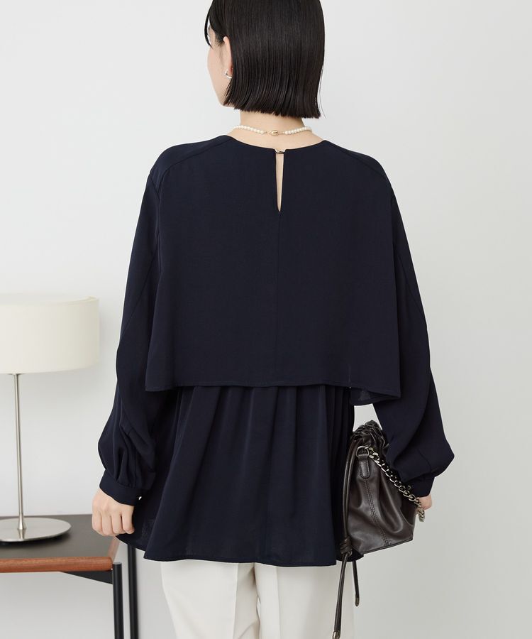 AMERICAN HOLIC「【イージーケア】Wクロスティアードブラウス」|シャツ・ブラウス|