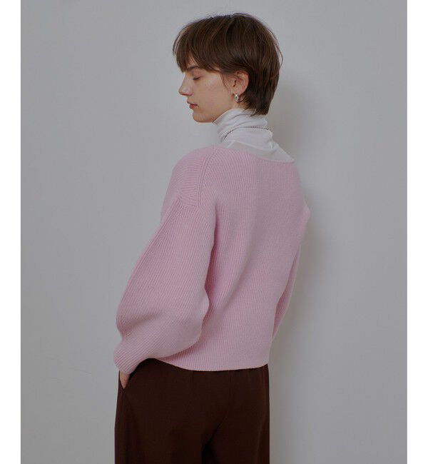 allureville「ハートネックプルオーバー」|ニット・セーター|