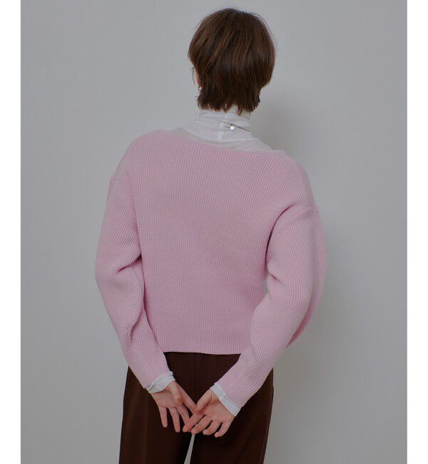 allureville「ハートネックプルオーバー」|ニット・セーター|