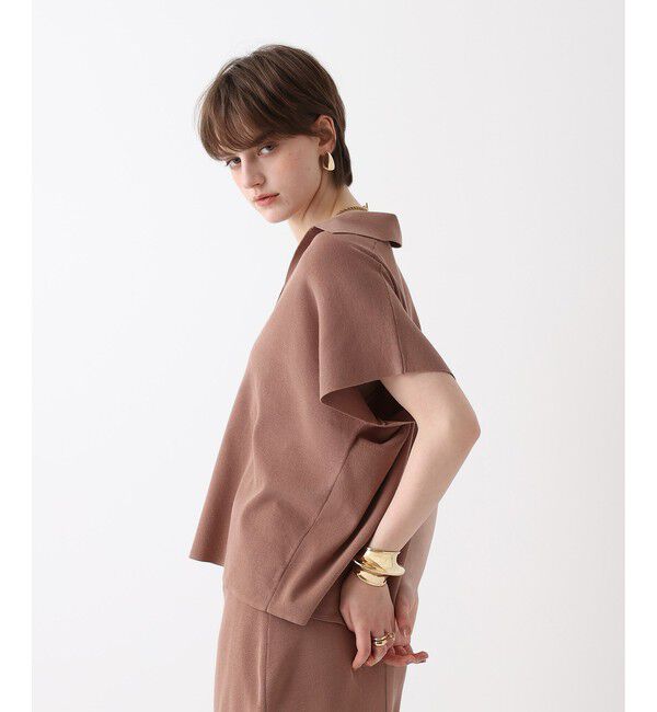 allureville「ハイツイストソウバリスキッパープルオーバー」|ニット・セーター|