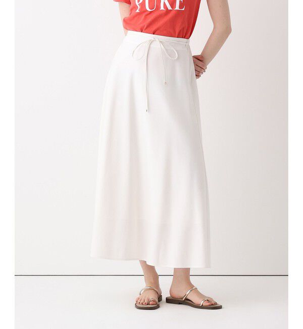 allureville「フィブリルバヤスナロースカート」|スカート|ホワイト
