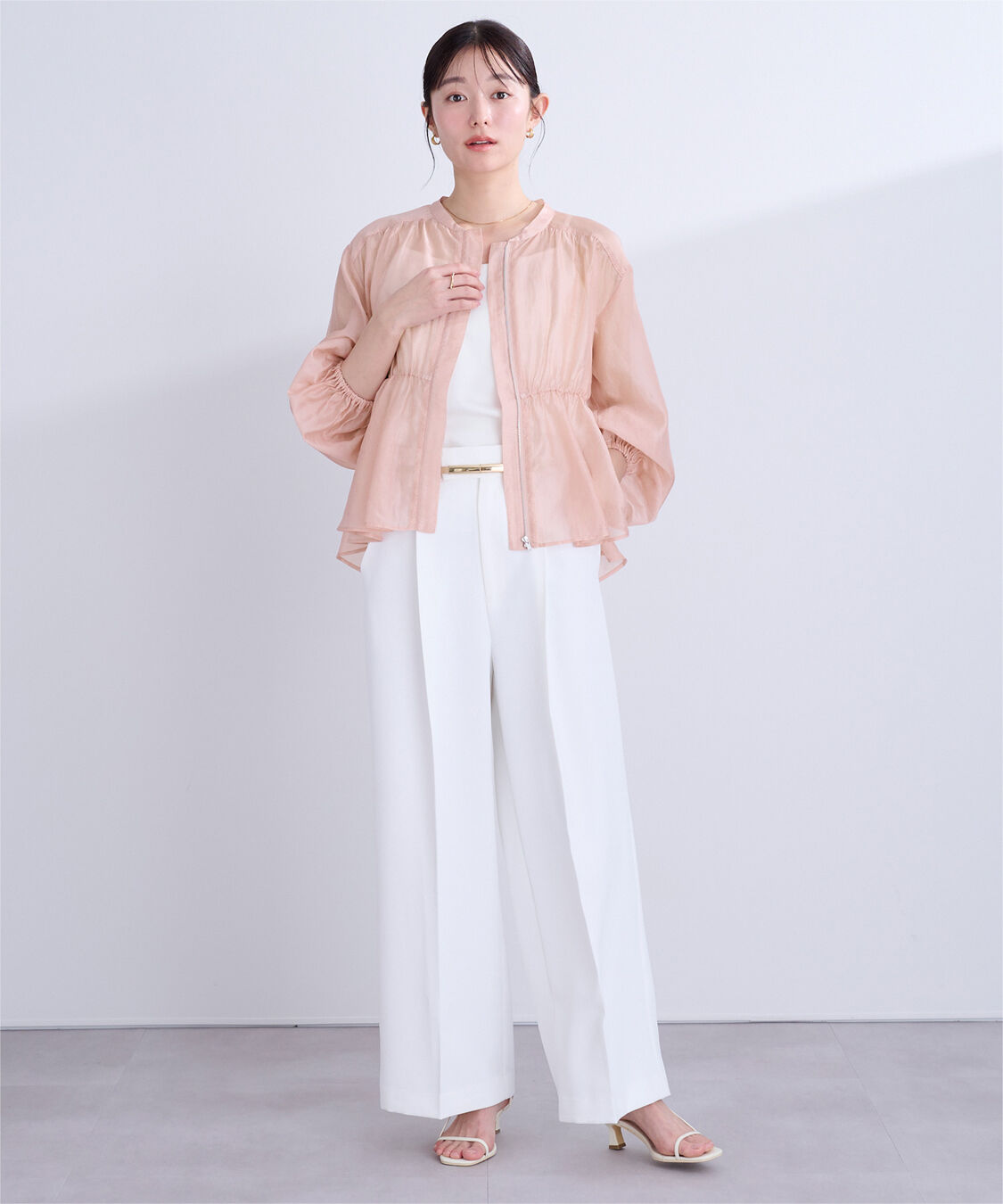 ur's「ウエストドロストシアーブルゾン」|ブルゾン・スタジャン|