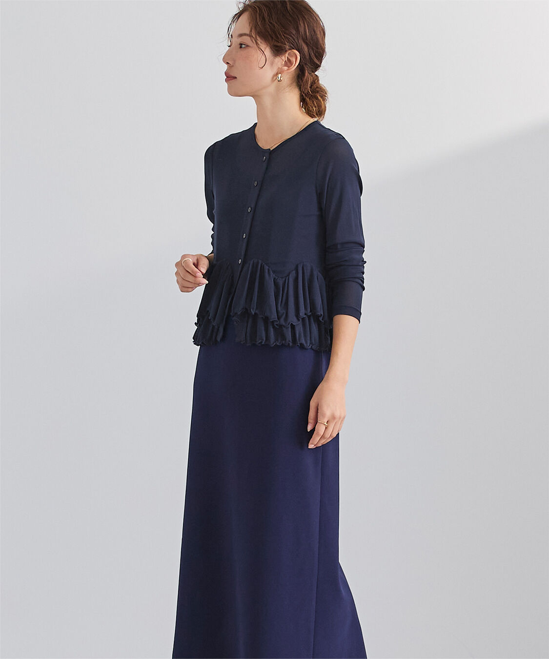 ur's「シアーペプラムカットソー」|Tシャツ・カットソー|