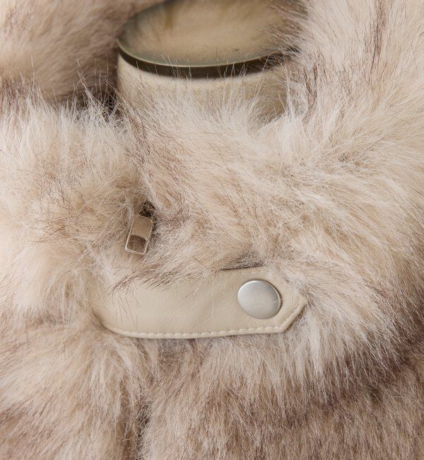  「ミドルフェイクファージャケット」|ダウンベスト・ベスト|