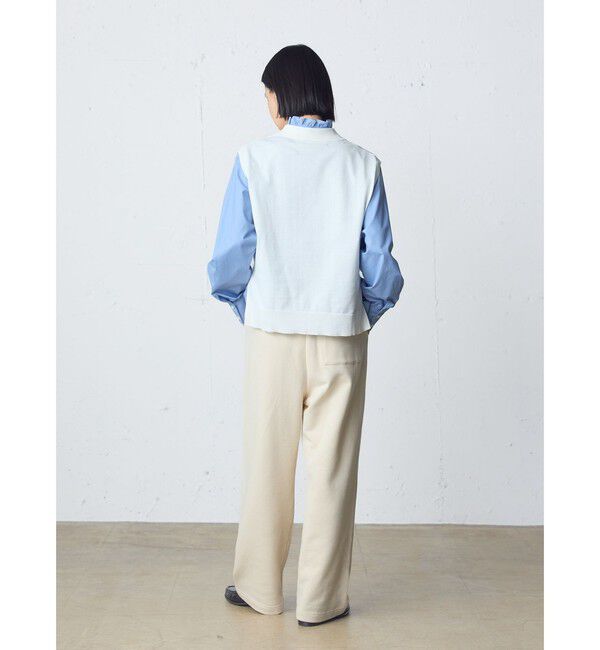 MidiUmi「MidiUmi 襟付きニットベスト」|ベスト・ジレ|