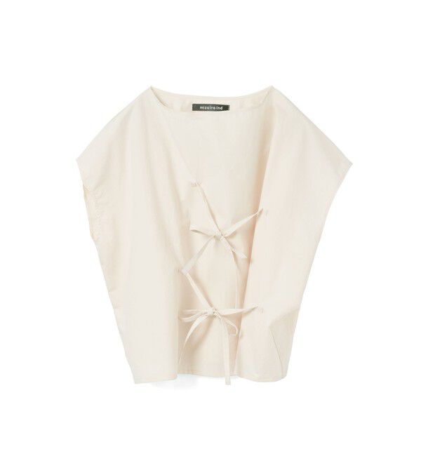 mizuiro ind「mizuiro ind リボンプルオーバー」|Tシャツ・カットソー|