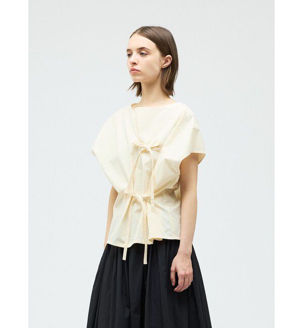 mizuiro ind「mizuiro ind リボンプルオーバー」|Tシャツ・カットソー|