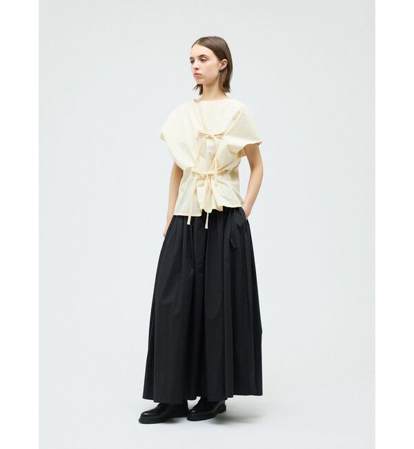 mizuiro ind「mizuiro ind リボンプルオーバー」|Tシャツ・カットソー|