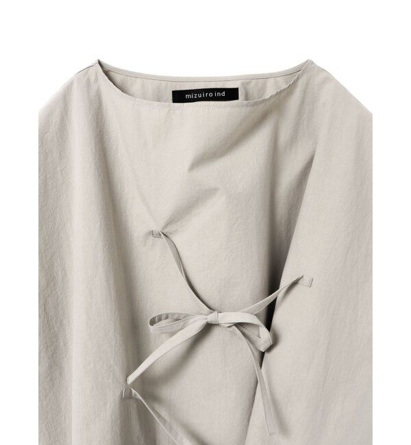 mizuiro ind「mizuiro ind リボンプルオーバー」|Tシャツ・カットソー|