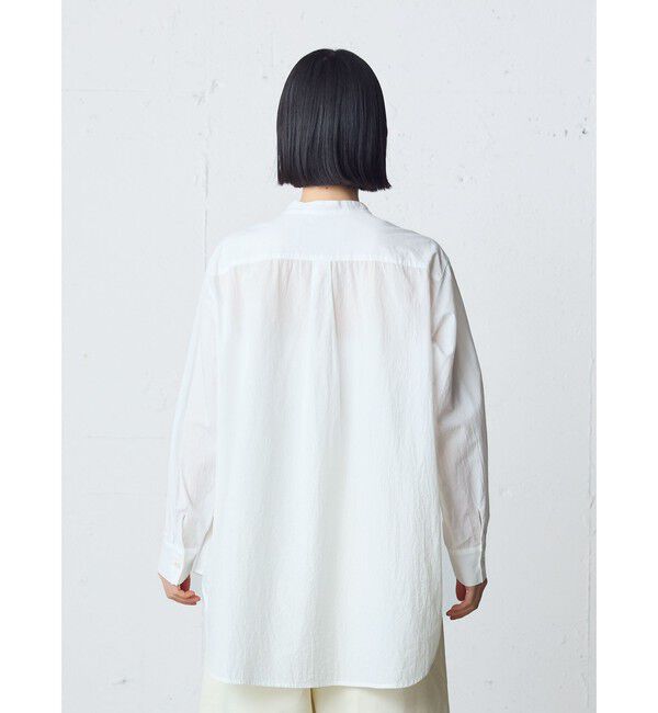 MidiUmi「MidiUmi フロントフリルシャツ」|シャツ・ブラウス|