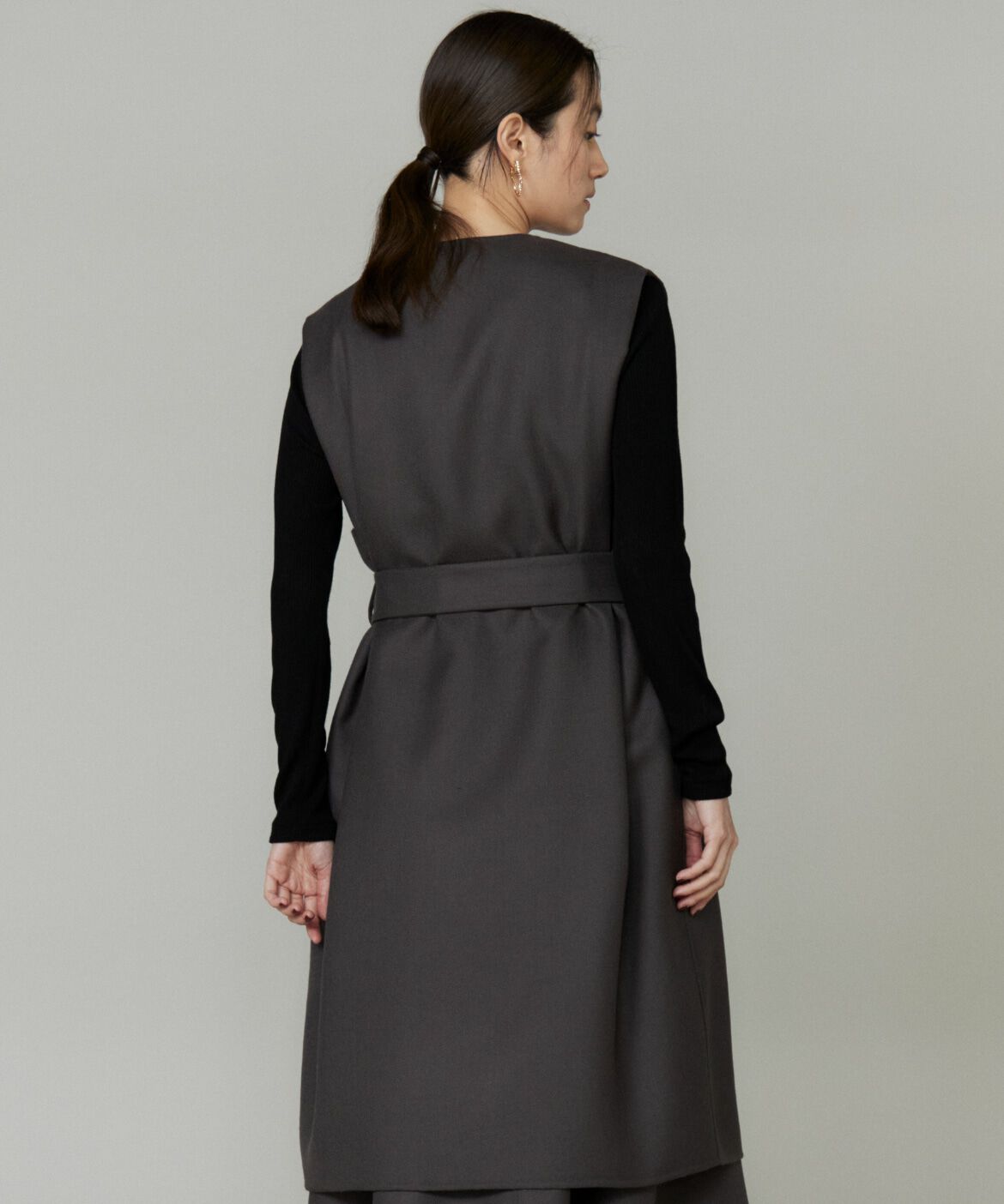 la veille by SUPERIOR CLOSET「《大きいサイズ》オーバージレ」|ダウンベスト・ベスト|