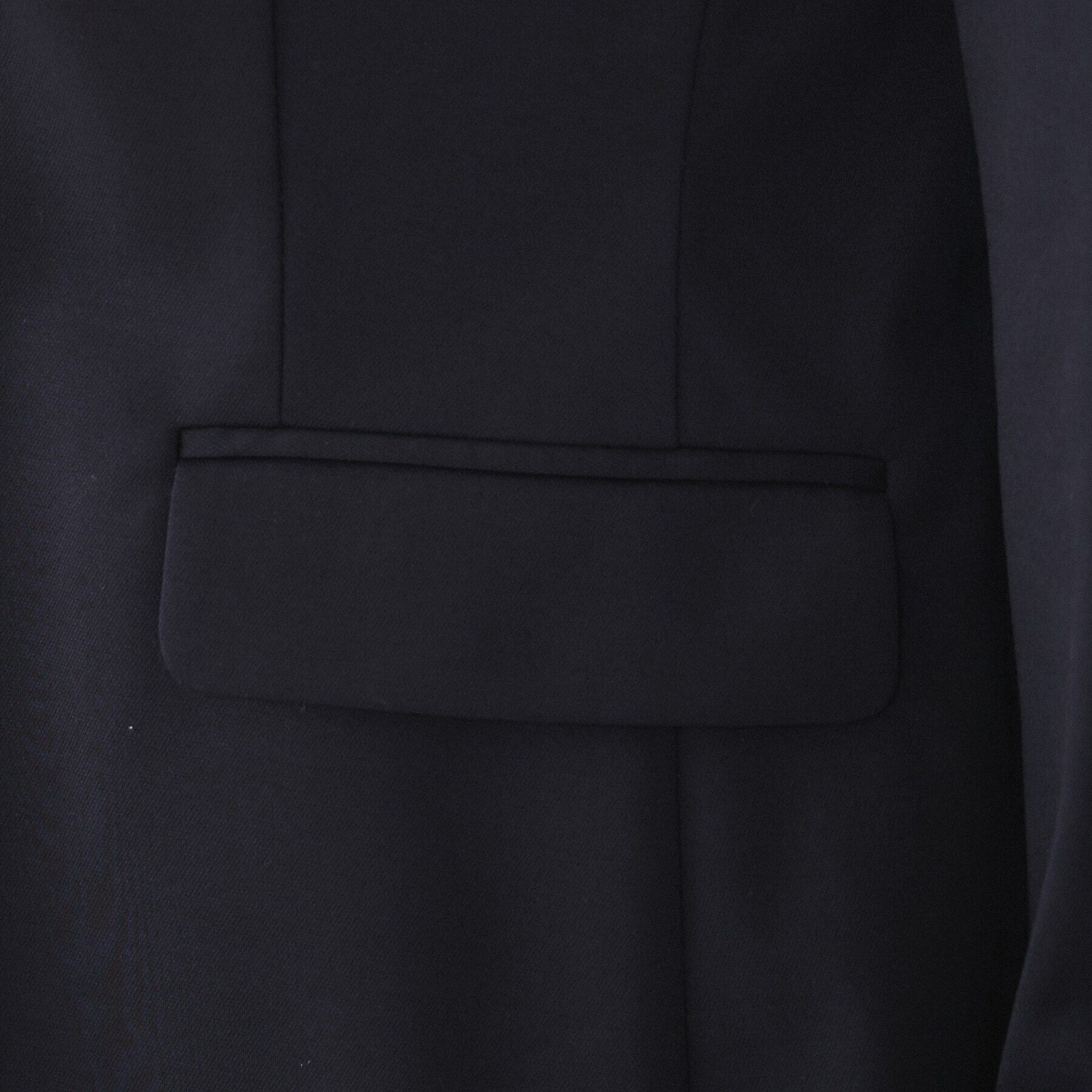 UNTITLED「【通勤スーツ】コットン混ジャージ カラーレスジャケット」|ノーカラージャケット|