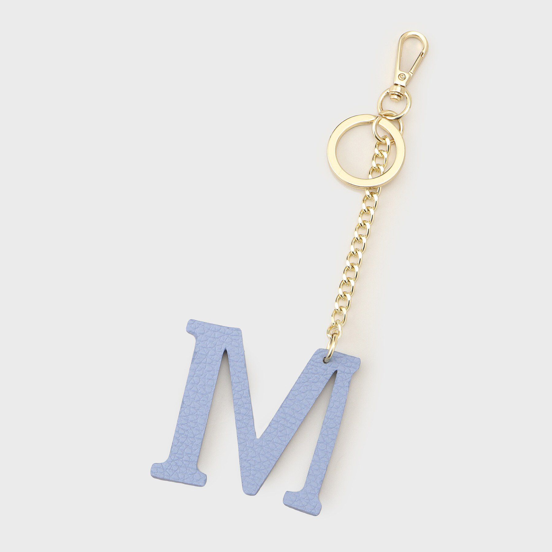 UNTITLED「【MILOS】別注アルファベットチャーム」|キーケース|サックスブルー(09