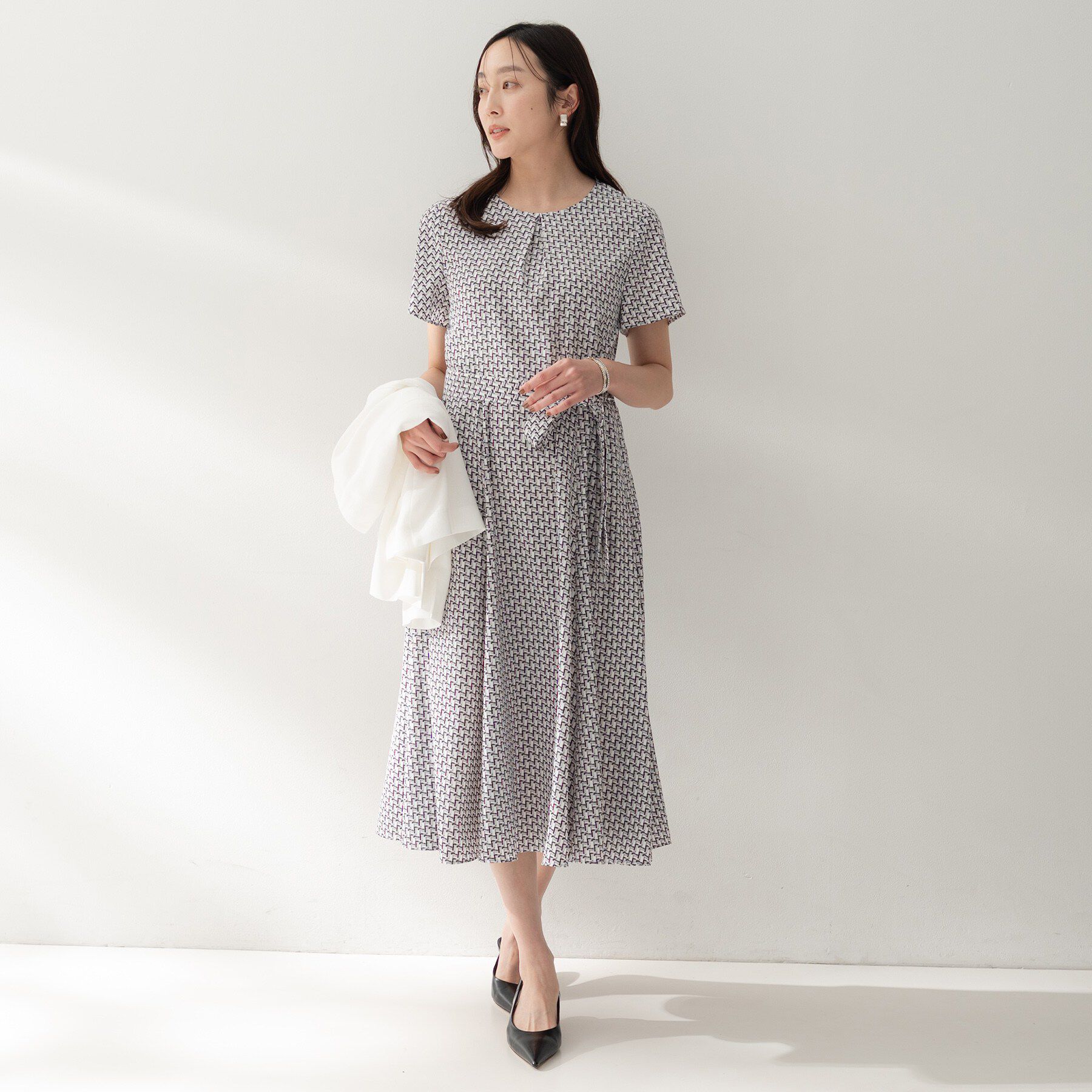 UNTITLED「ジオメプリントワンピース」|ワンピース|