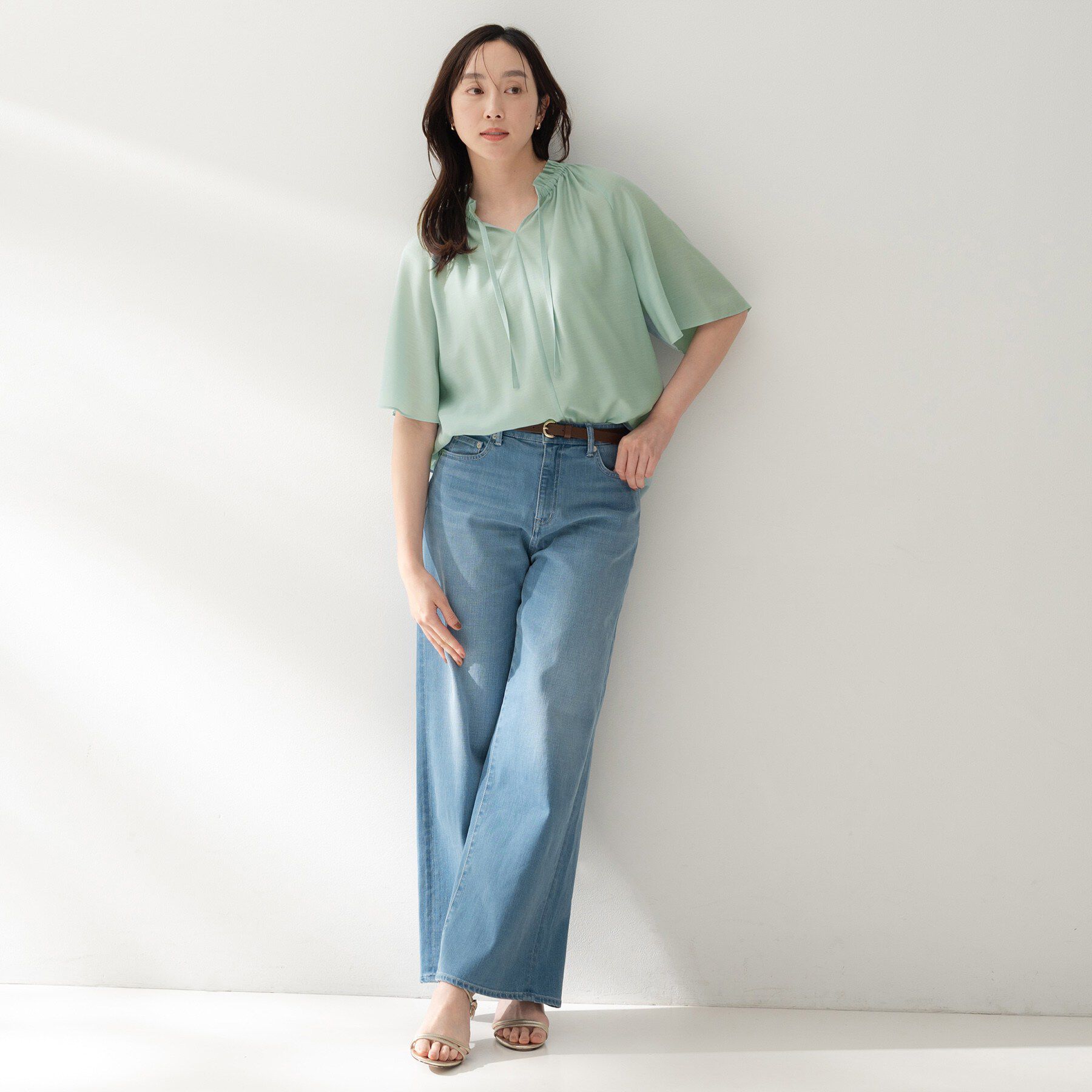 UNTITLED「シルキーシフォンブラウス」|シャツ・ブラウス|