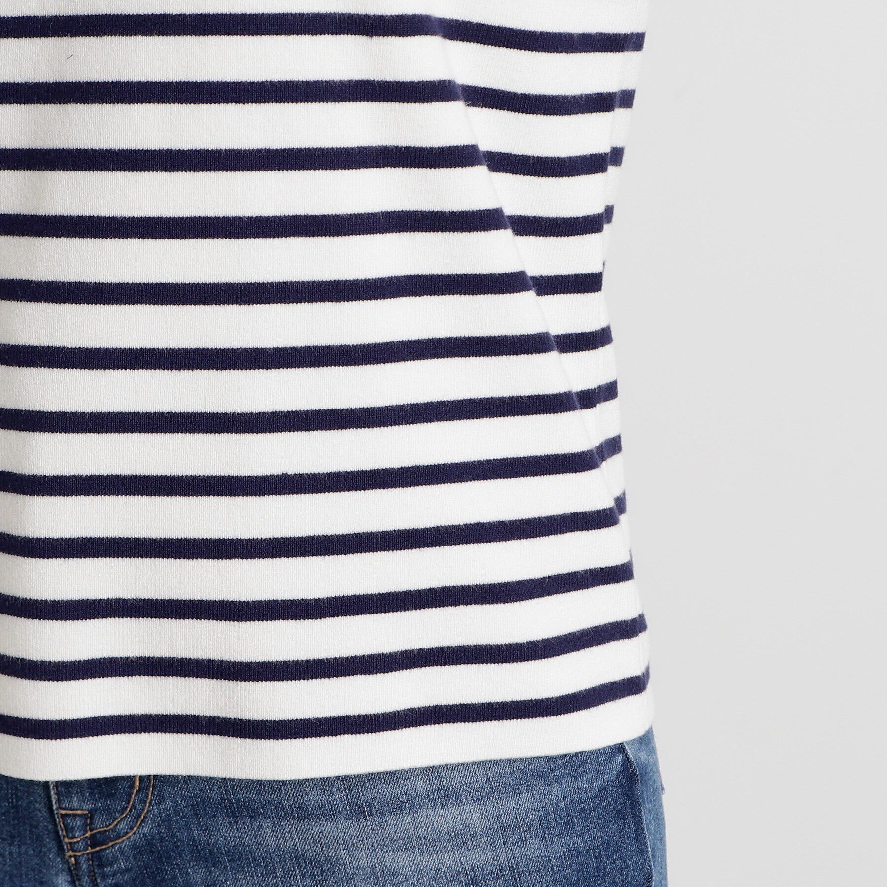 grove「総針袖口金ボタンニットロンT」|ニット・セーター|