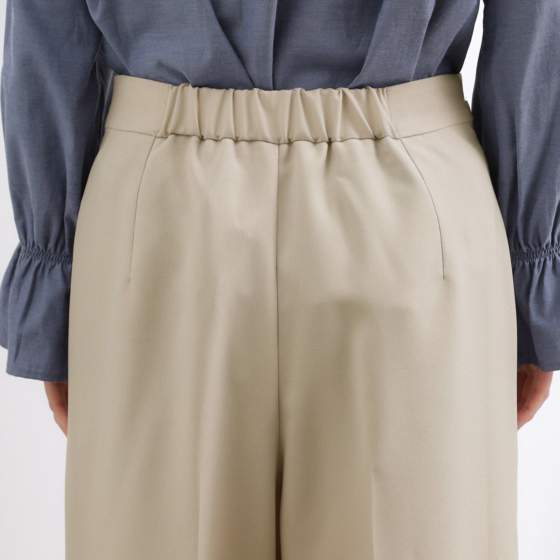 grove「シンプルを品よく格上げ　サイドビットワイドパンツ」|その他|