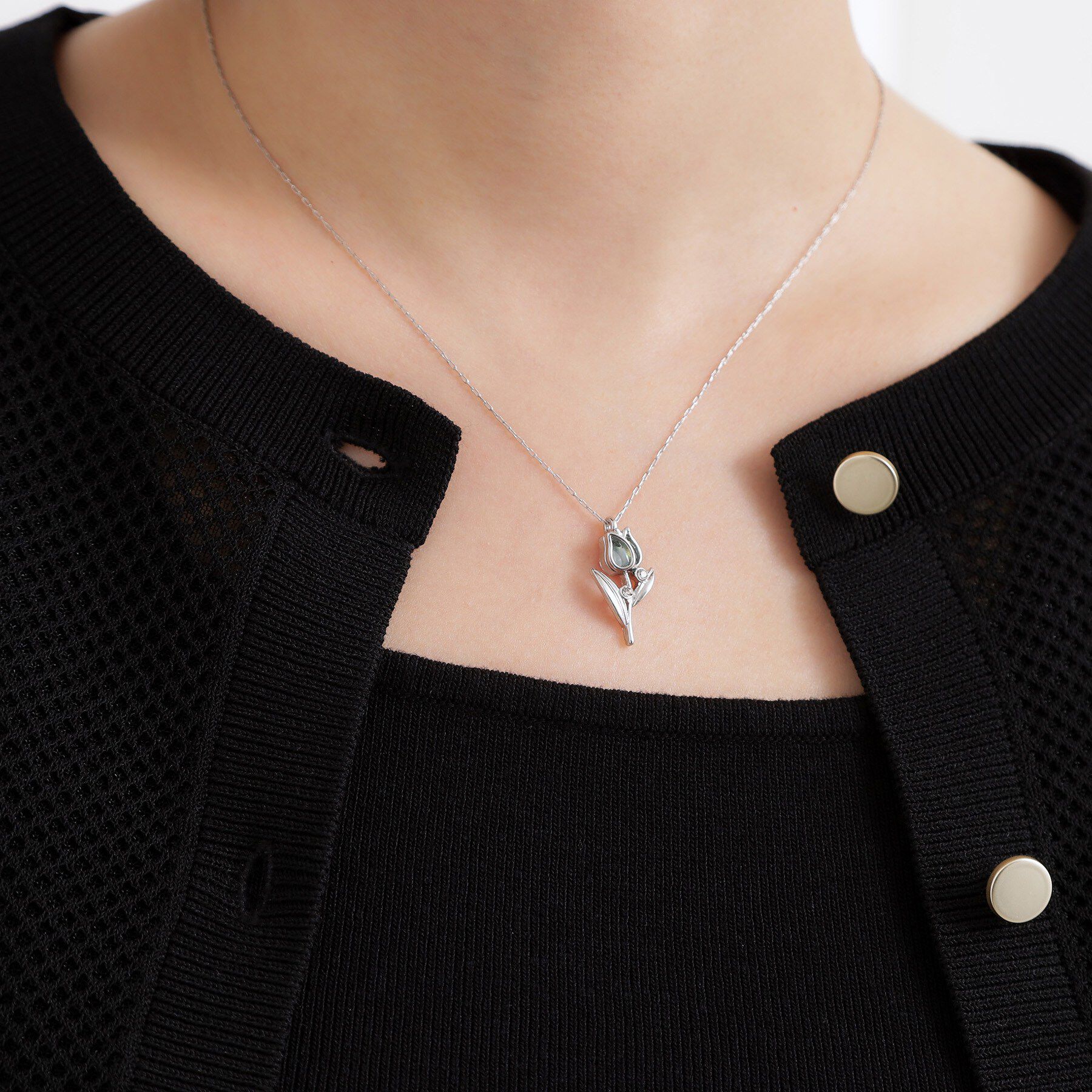 grove「チューリッププチペンダント」|ネックレス|