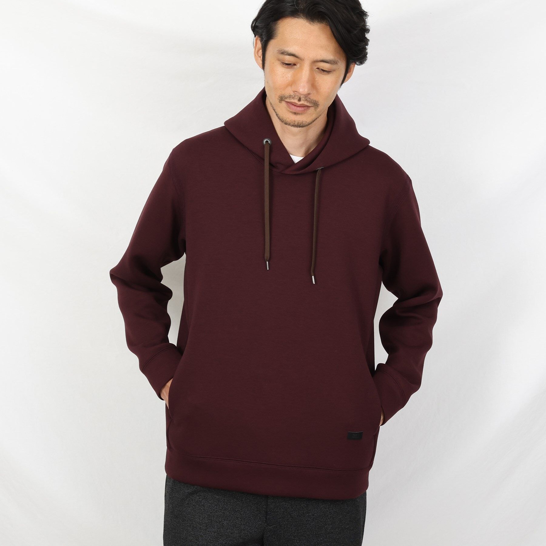 TAKEO KIKUCHI「【Sサイズ～】エアダン プルオーバー パーカ」|パーカー|ボルドー(064)