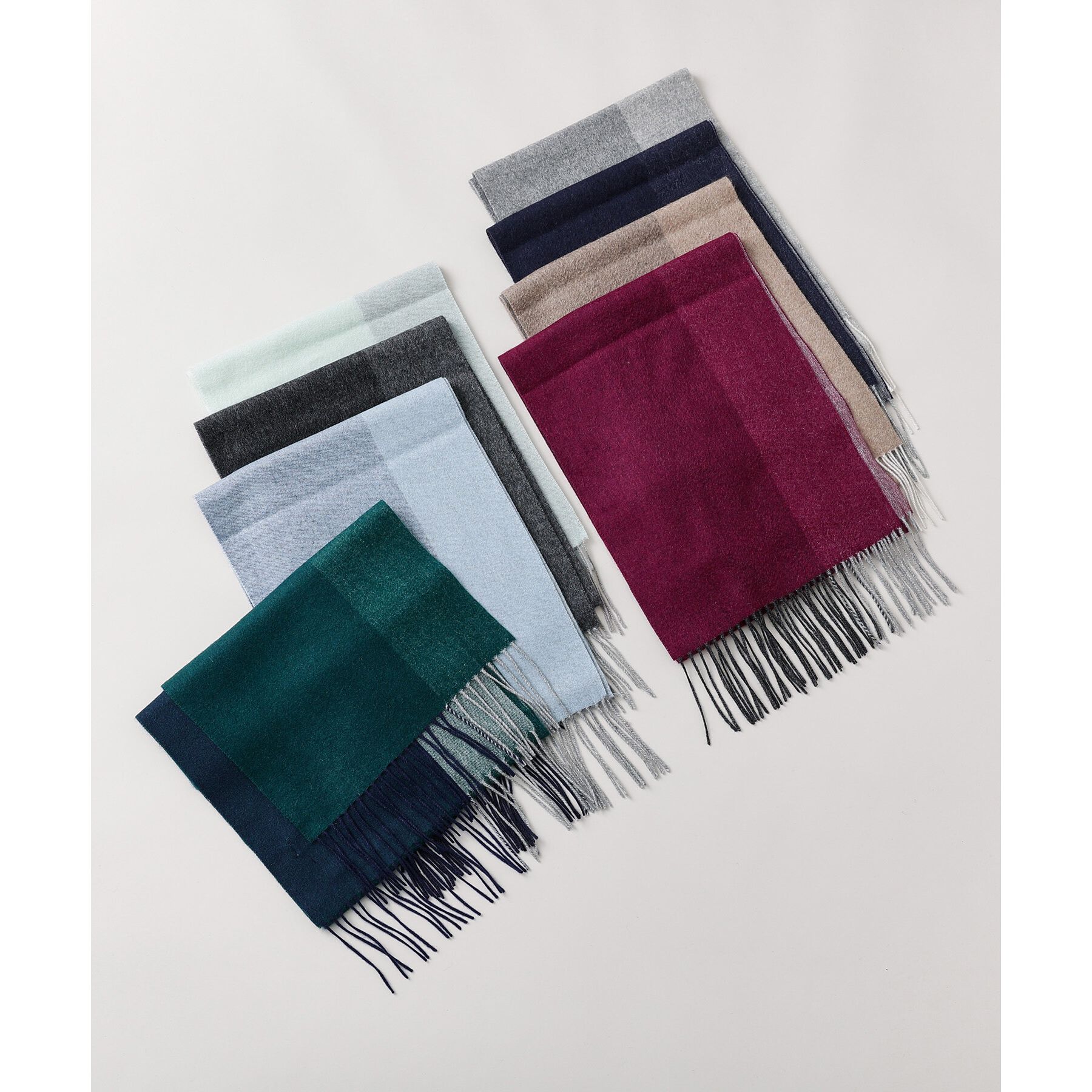 TAKEO KIKUCHI「【カシミヤ100%】パネル カシミヤマフラー」|ストール|