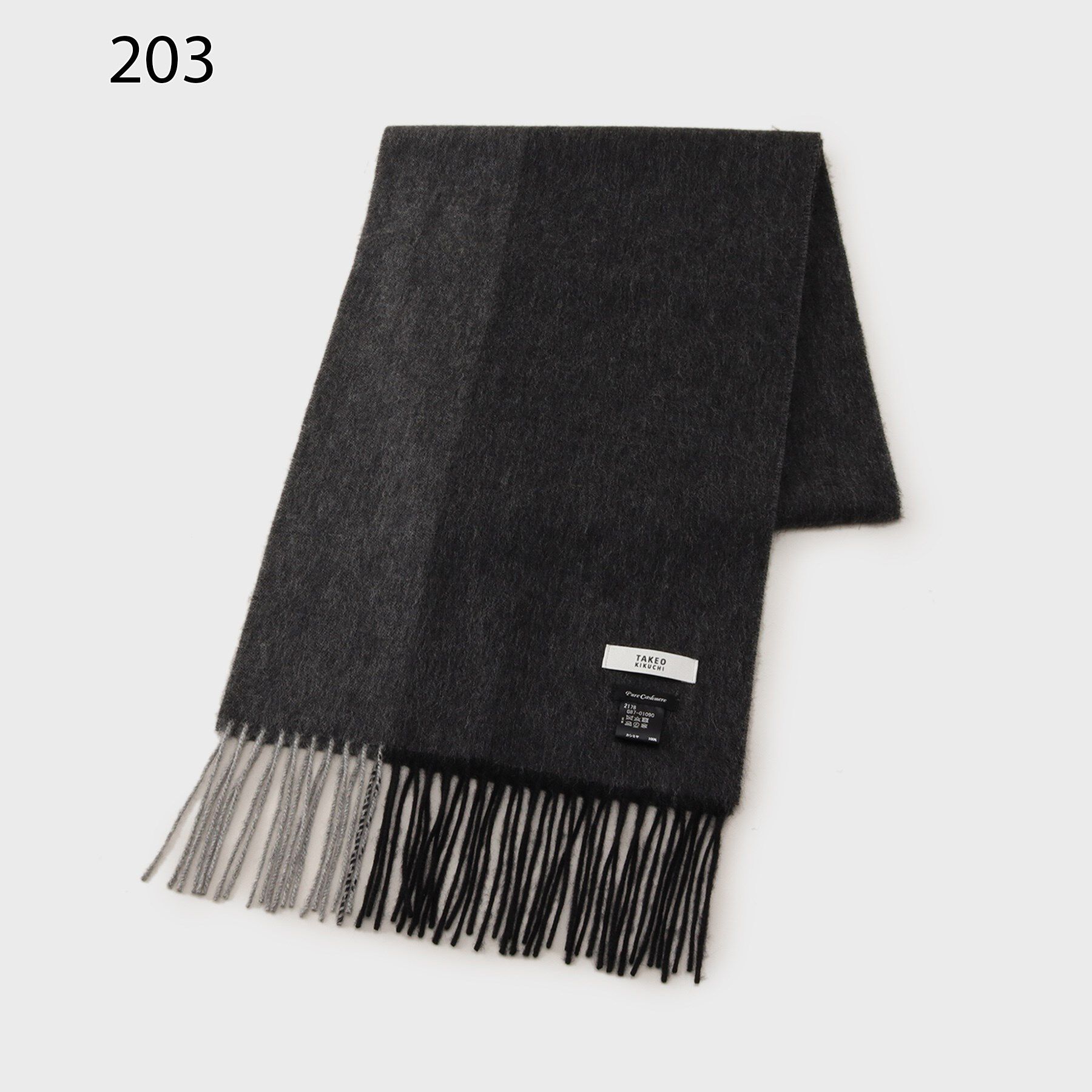 TAKEO KIKUCHI「【カシミヤ100%】パネル カシミヤマフラー」|ストール|