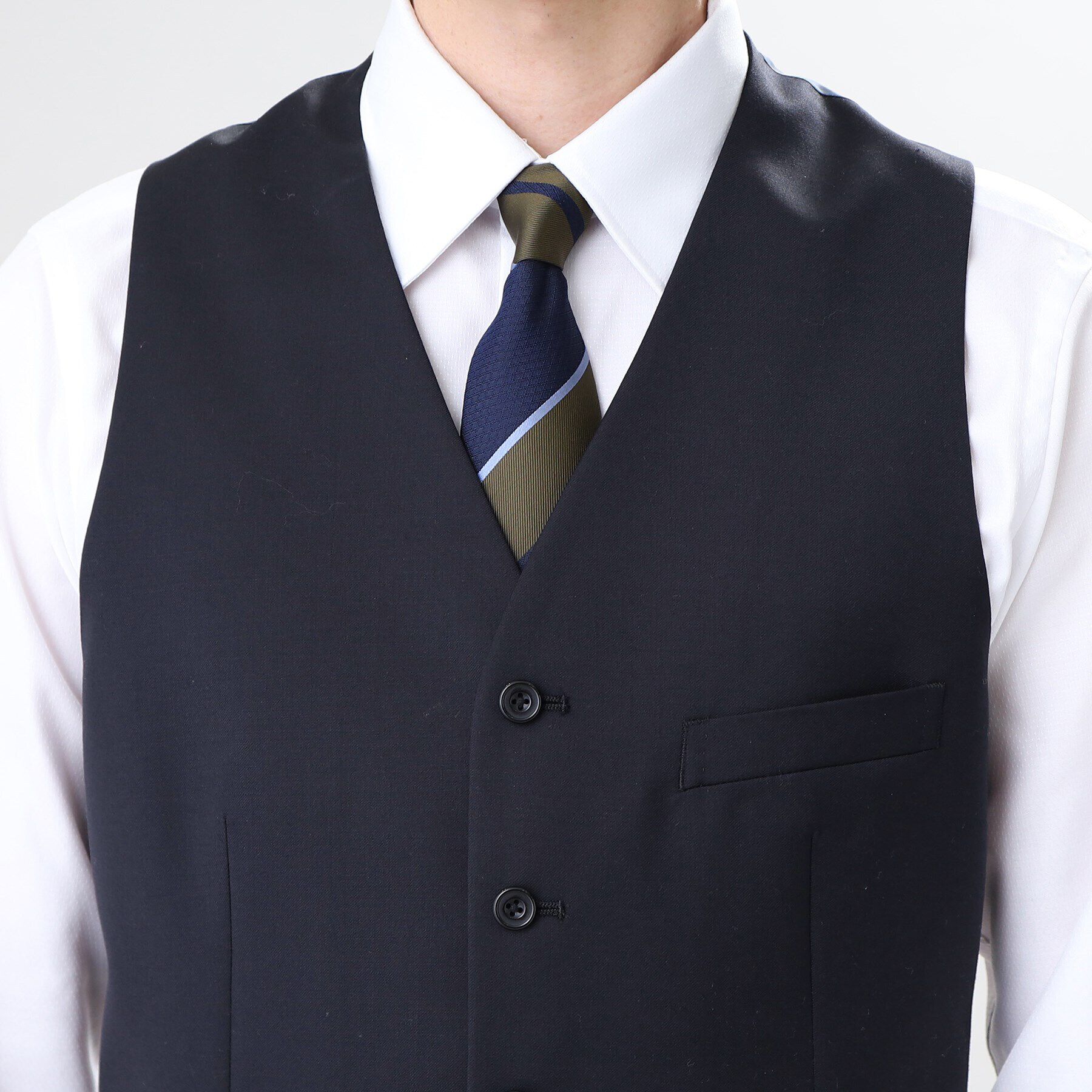 TAKEO KIKUCHI「【冠婚葬祭/3ピース対応】サージ ベスト」|スーツ|