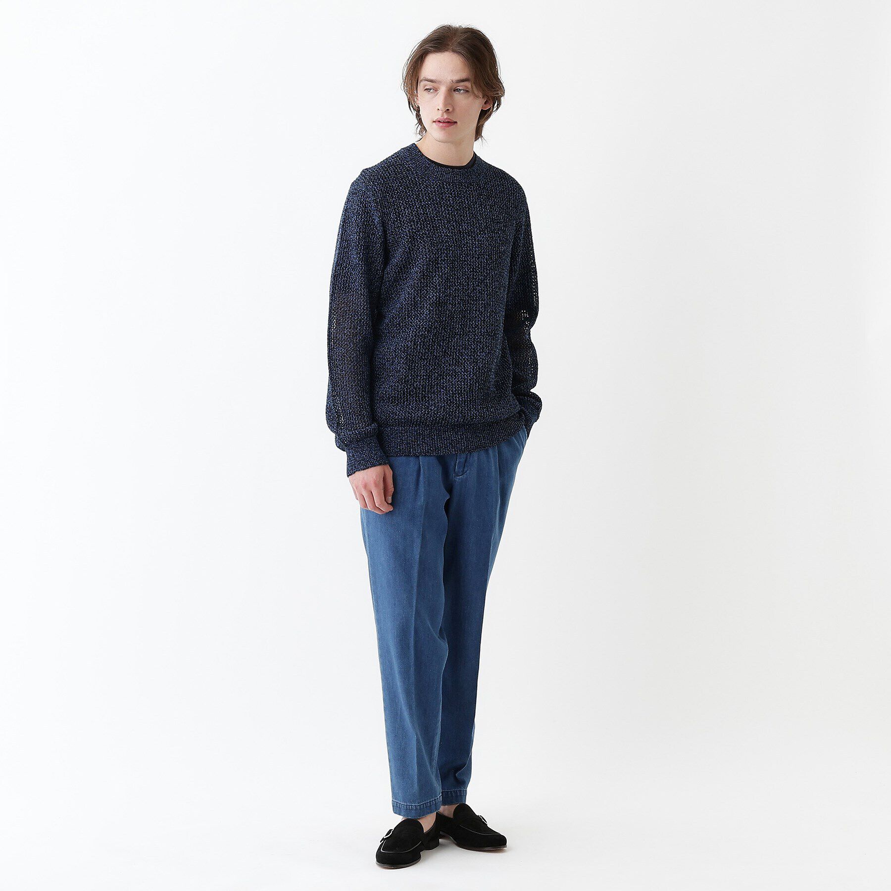 TAKEO KIKUCHI「【THE FLAGSHIP】綿キュプラウールデニム イージーパンツ」|その他|