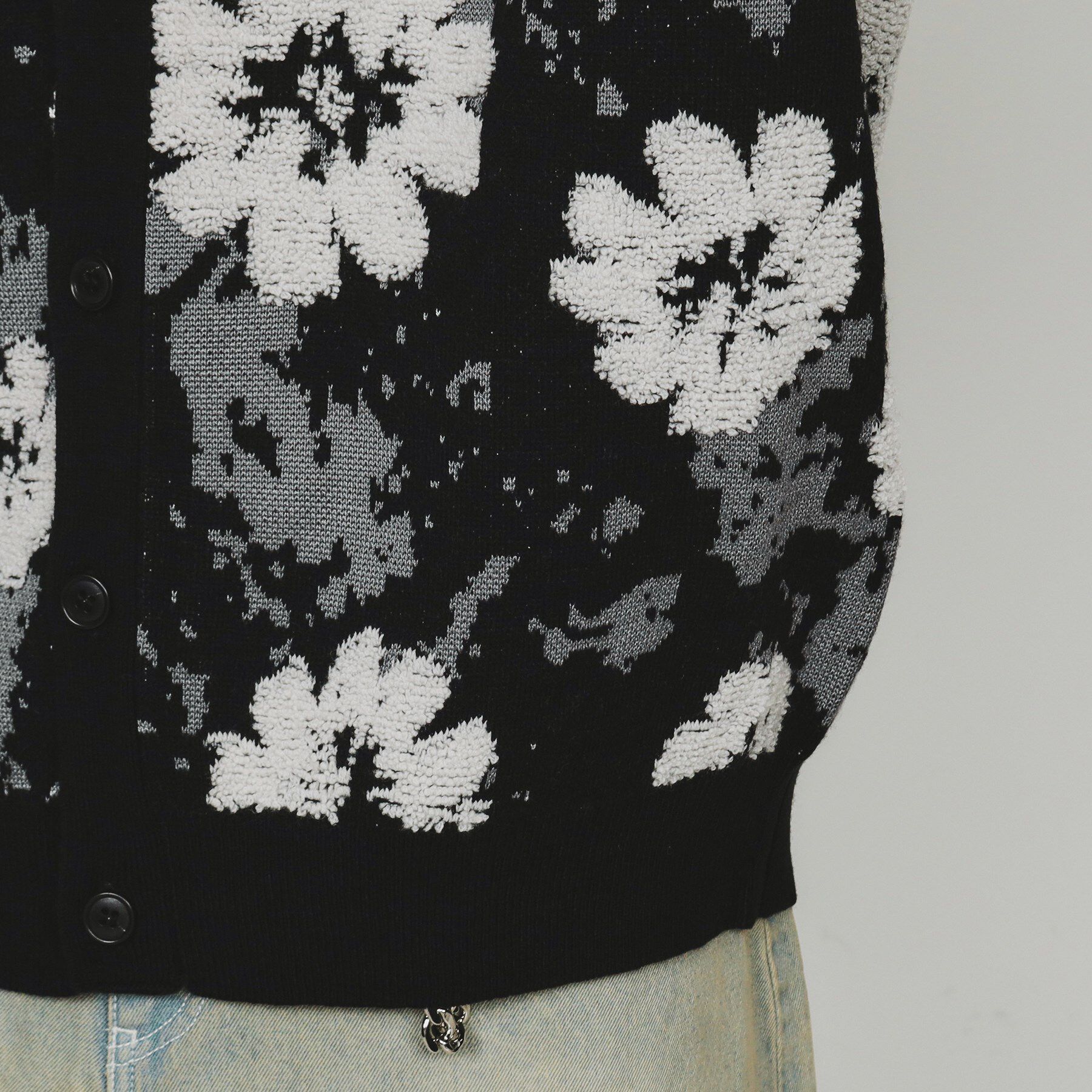 tk.TAKEO KIKUCHI「フラワージャカードカーディガン」|カーディガン|