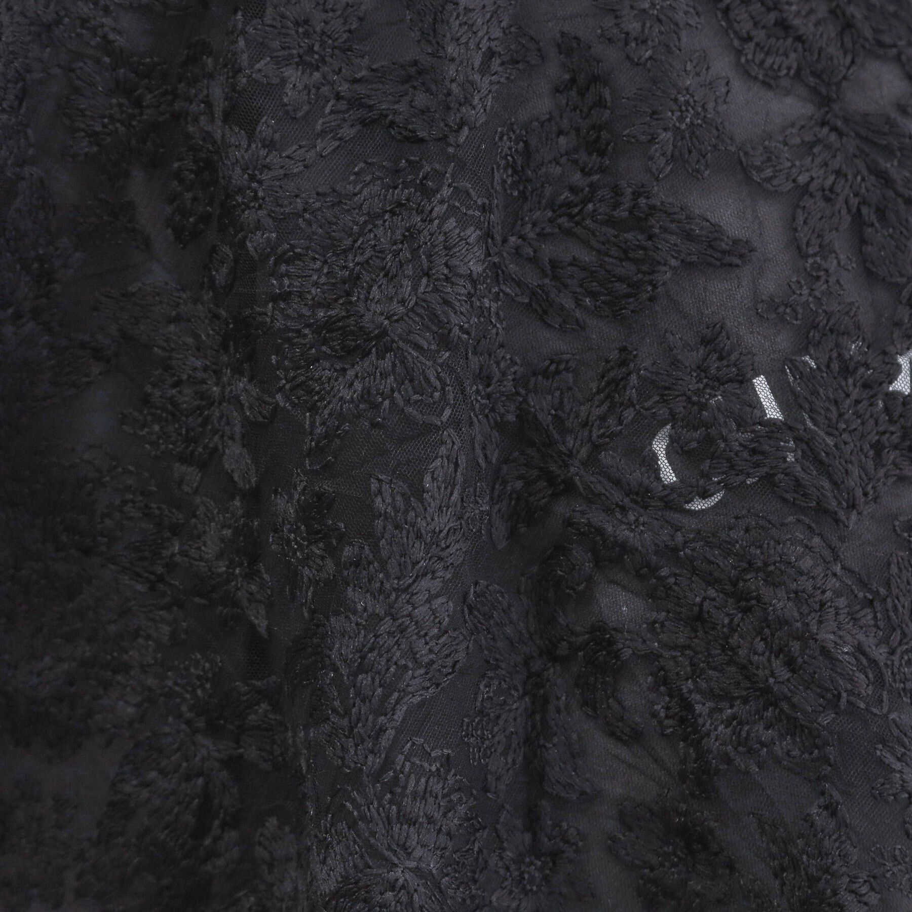 OPAQUE.CLIP「刺繍レースケープ【洗濯機OK】」|ストール|