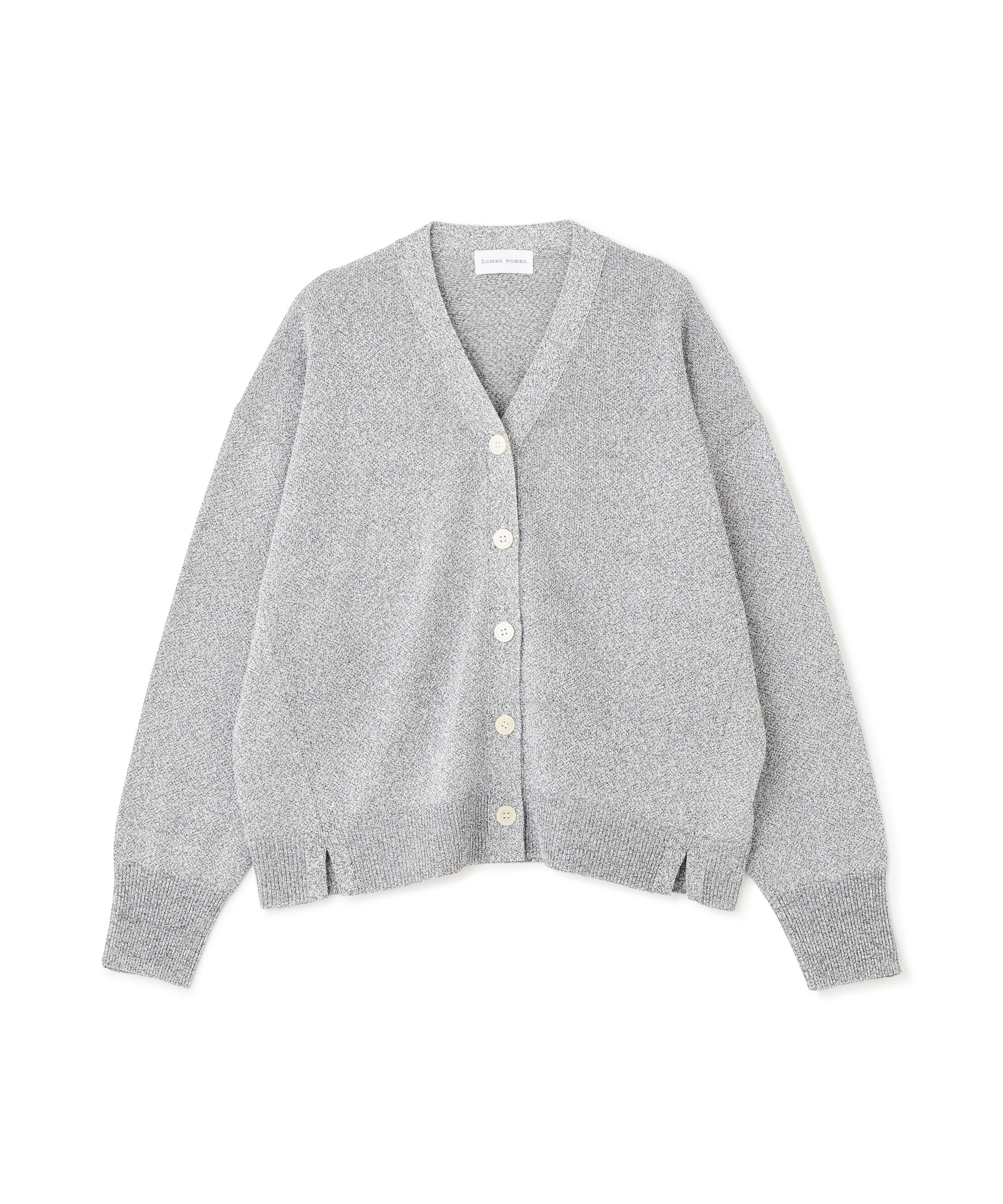  「◆ペーパーヤーンＶネックカーディガン」|ニット・セーター|