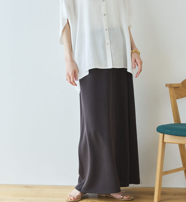 Doux archives「多機能ソフトリブセミフレアスカート」|スカート|
