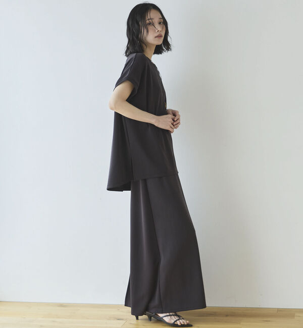 Doux archives「多機能ソフトリブセミフレアスカート」|スカート|